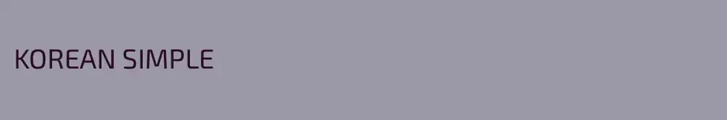 KOREAN SIMPLE